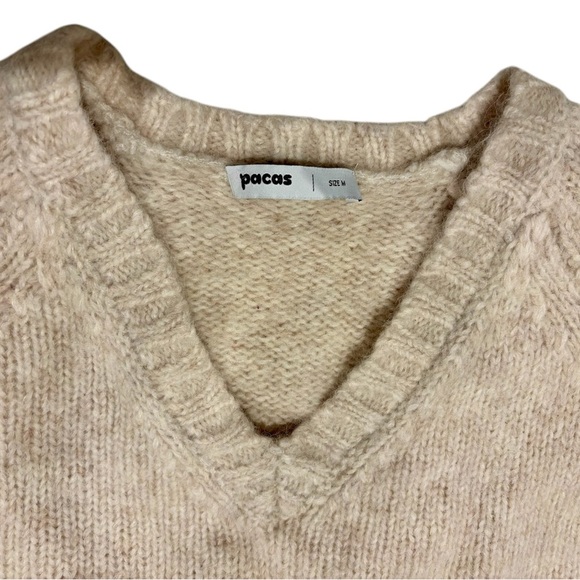 Pacas Sweater Baby Alpaca Wool Pullover Medium EUC - Picture 4 of 6